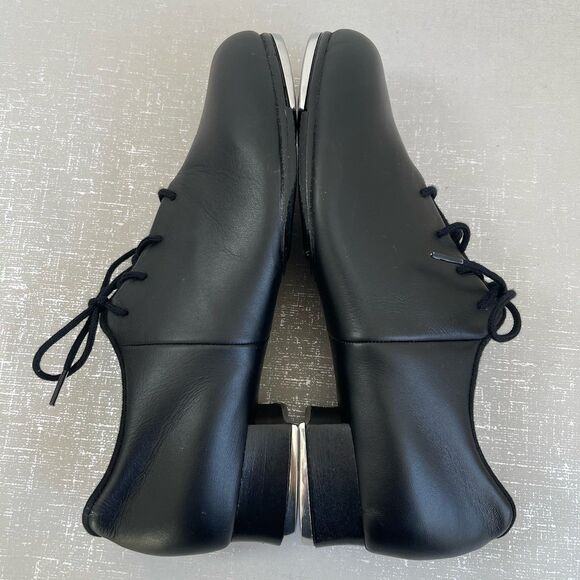 Bloch Women's #2 Shockwave Black Leather Dance Jazz Tap Shoes Size 7M - Picture 9 of 12